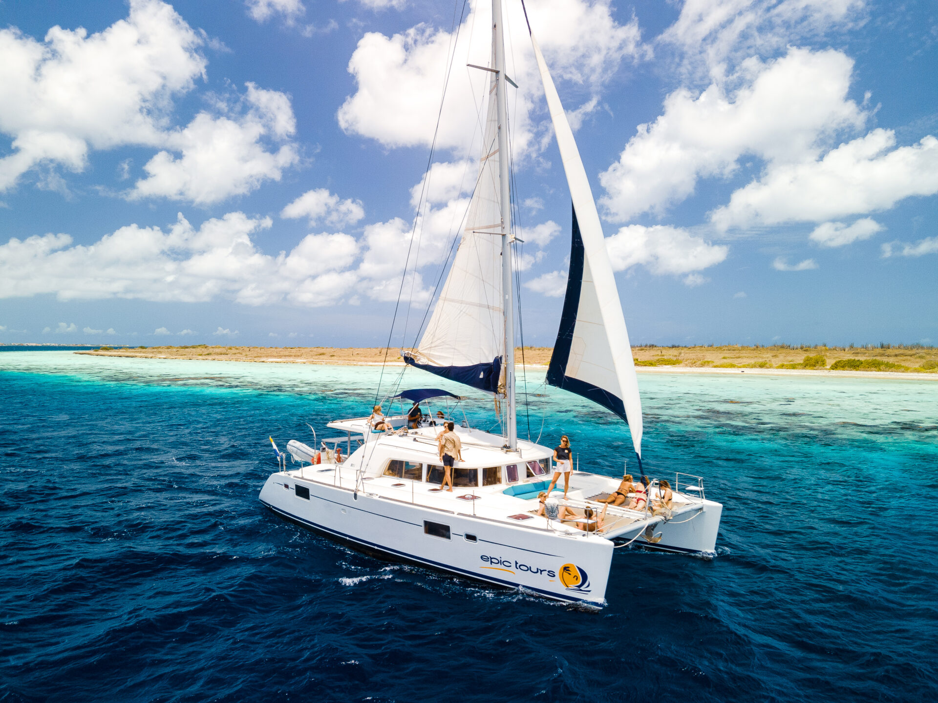 Catamaran tours Bonaire Snorkeling tours Epic Tours