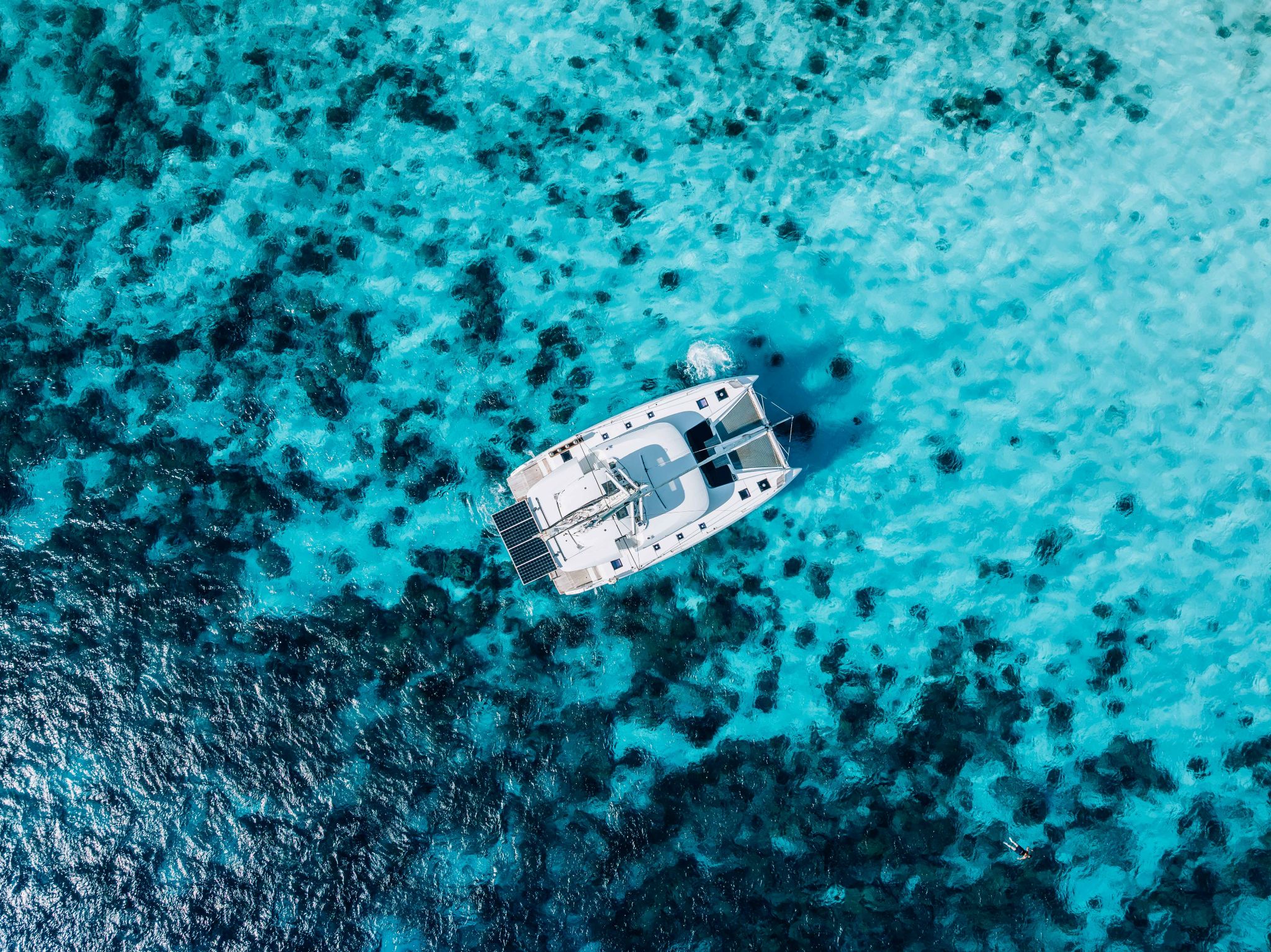 multi-day private catamaran charter snorkeling