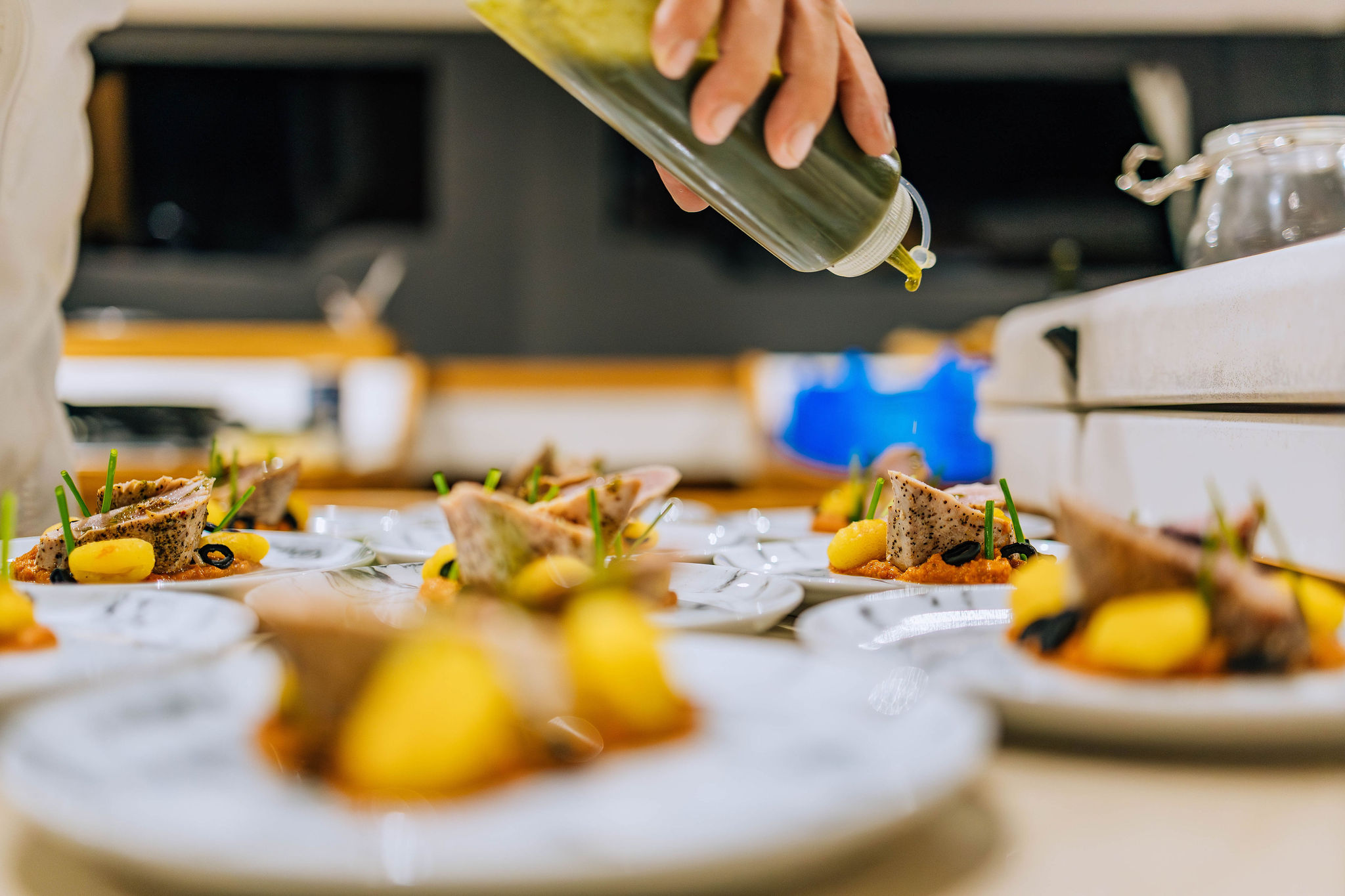 private chef experience on a multi-day catamaran charter